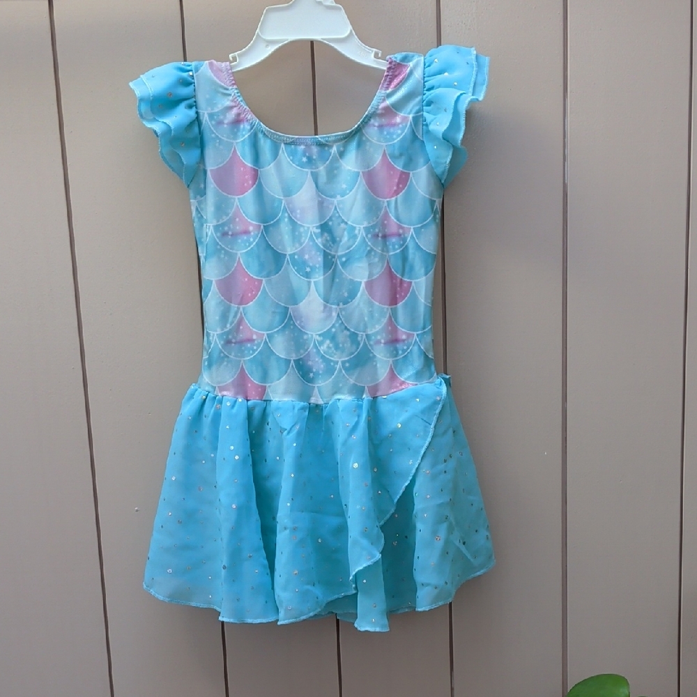 Teal Mermaid Leotard With Tutu